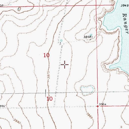 Topographic Map of 12797 Water Well, NM
