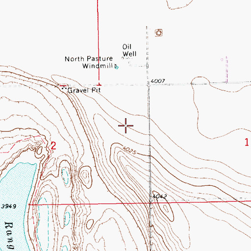 Topographic Map of 12873 Water Well, NM
