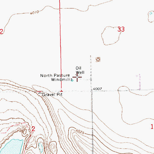 Topographic Map of 13177 Water Well, NM