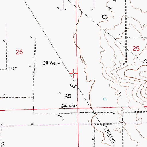 Topographic Map of 05000 Water Well, NM
