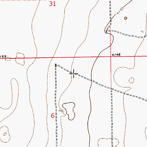 Topographic Map of 05017 Water Well, NM