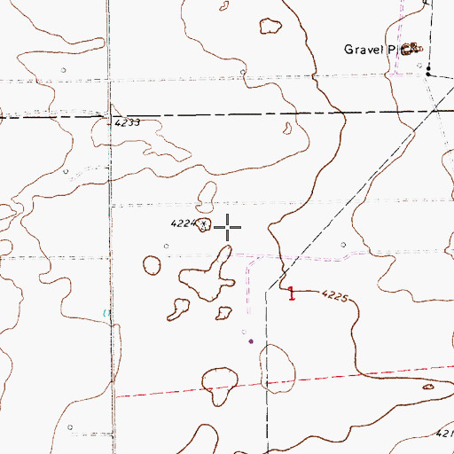 Topographic Map of 13372 Water Well, NM