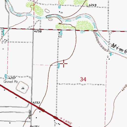 Topographic Map of 00067 Water Well, NM