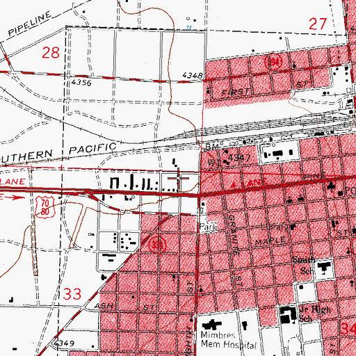 Topographic Map of 00135 Water Well, NM
