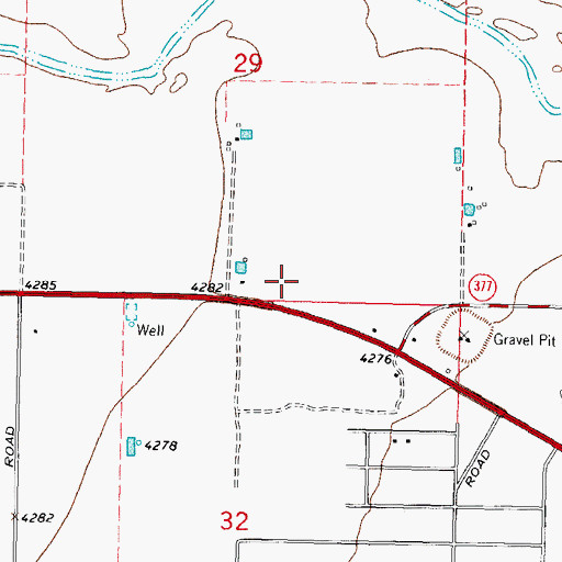Topographic Map of 10069 Water Well, NM