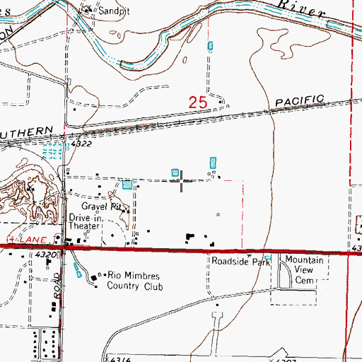 Topographic Map of 01347 Water Well, NM