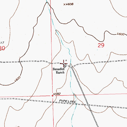 Topographic Map of 01370 Water Well, NM