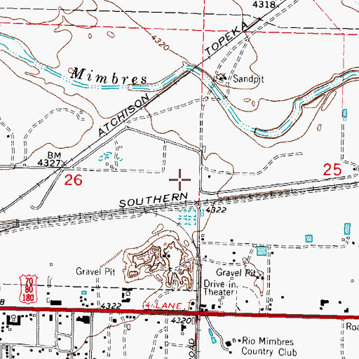 Topographic Map of 10084 Water Well, NM