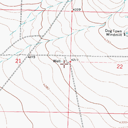 Topographic Map of 06130 Water Well, NM