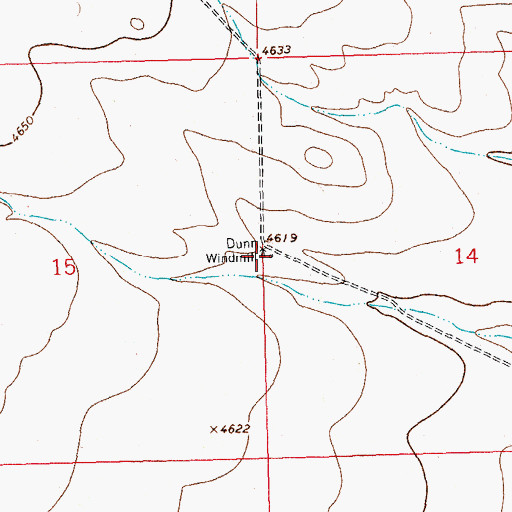 Topographic Map of 06092 Water Well, NM
