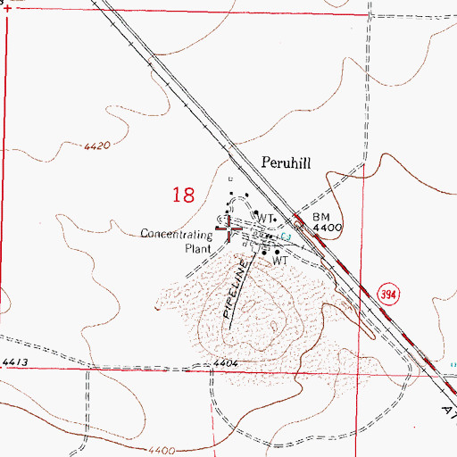 Topographic Map of 00091 Water Well, NM