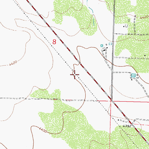 Topographic Map of 00082 Water Well, NM