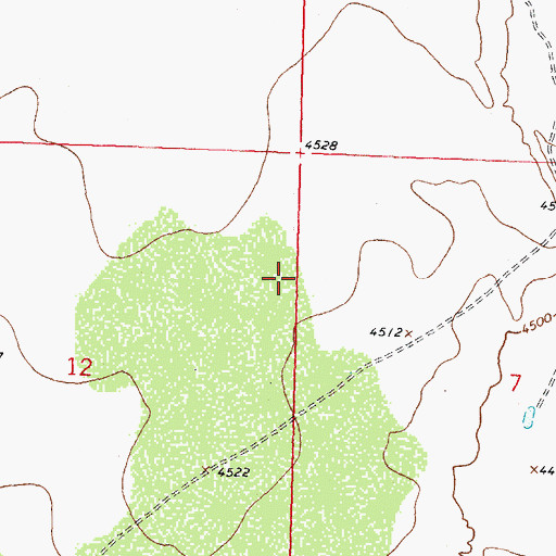 Topographic Map of 06089 Water Well, NM