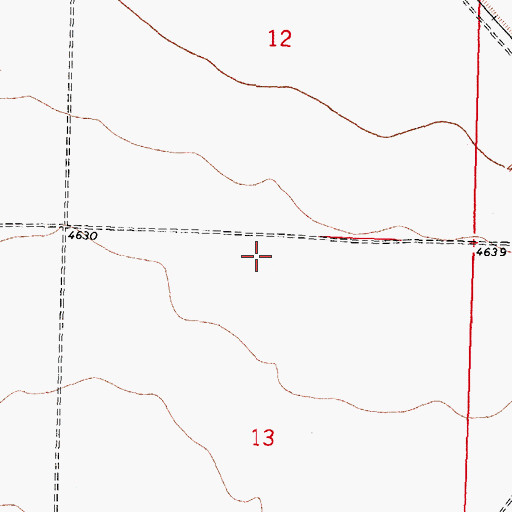 Topographic Map of 10040 Water Well, NM