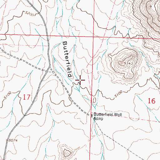 Topographic Map of 06137 Water Well, NM