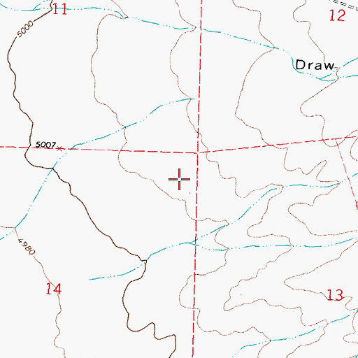 Topographic Map of 06140 Water Well, NM
