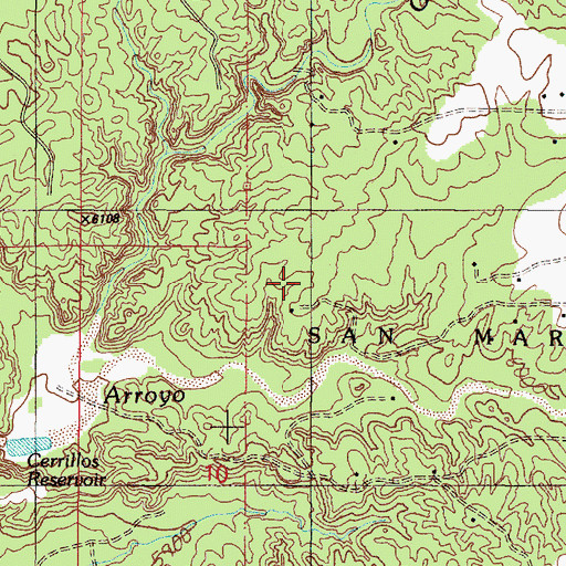 Topographic Map of RG-30318 Water Well, NM
