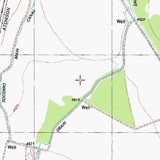 Topographic Map of 8 Water Well, NM