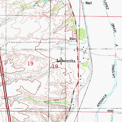 Topographic Map of 10039 Water Well, NM