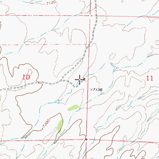 Topographic Map of Castillo Water Well, NM