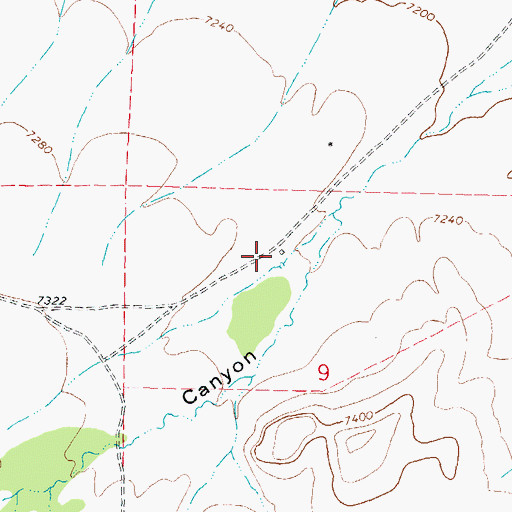 Topographic Map of Home Water Well, NM