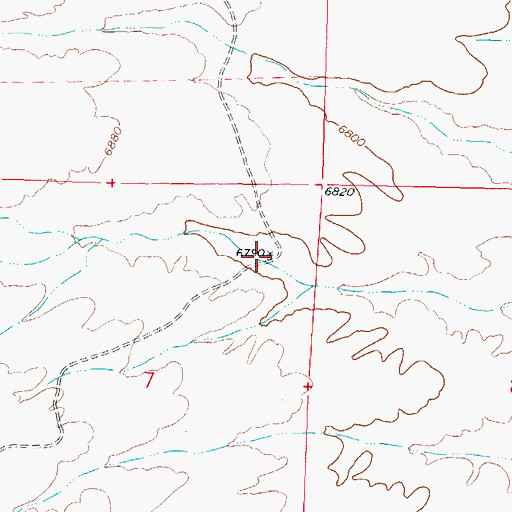Topographic Map of North Pino Water Well, NM