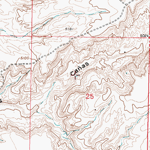 Topographic Map of RG39526 Water Well, NM
