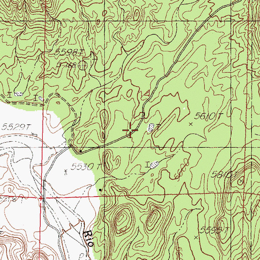 Topographic Map of RG 30314 Water Well, NM