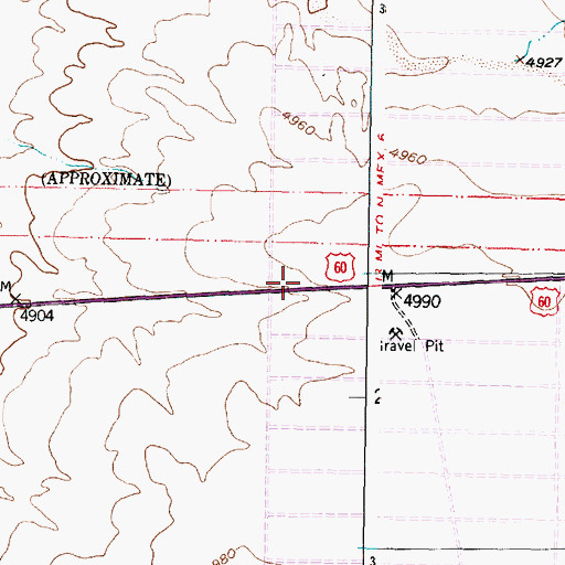 Topographic Map of Torres Water Well, NM