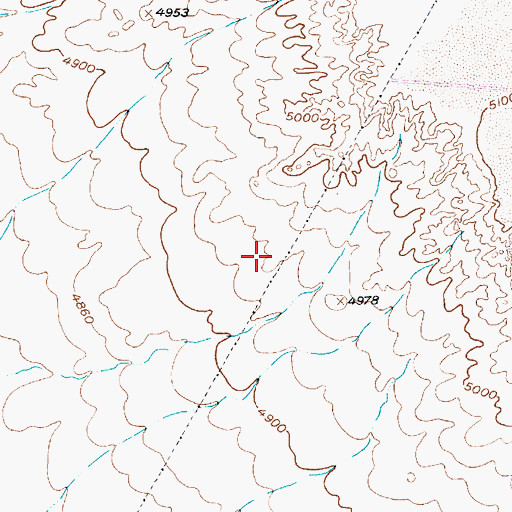 Topographic Map of Yguado Dom Water Well, NM