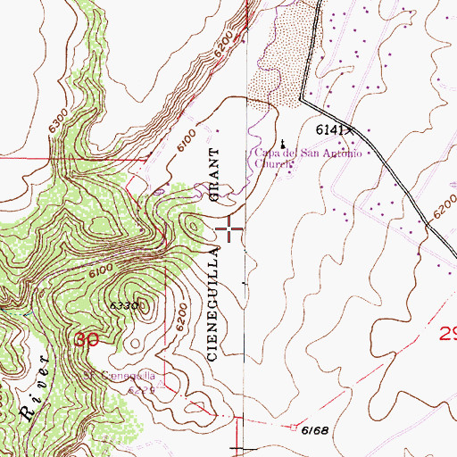 Topographic Map of RG-18706 Water Well, NM