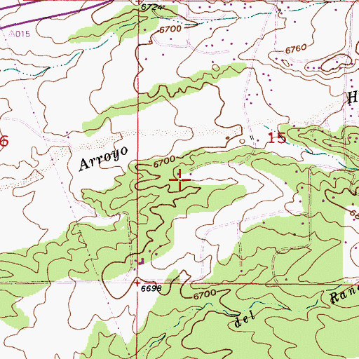 Topographic Map of RG-14644 Water Well, NM