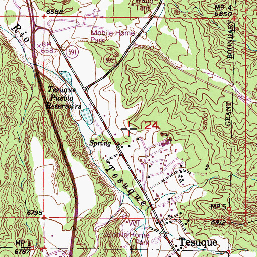 Topographic Map of RG-28544 Water Well, NM
