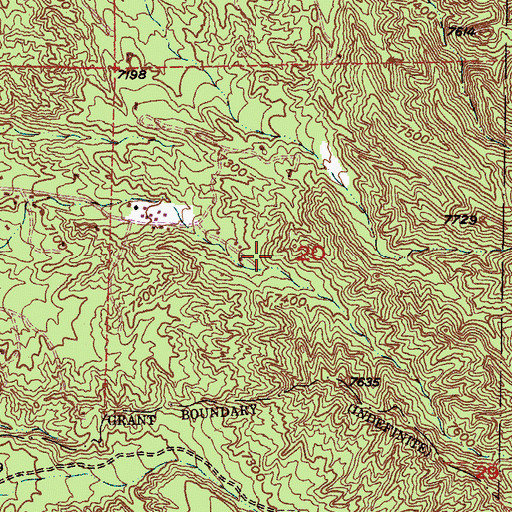 Topographic Map of RG-21873 Water Well, NM