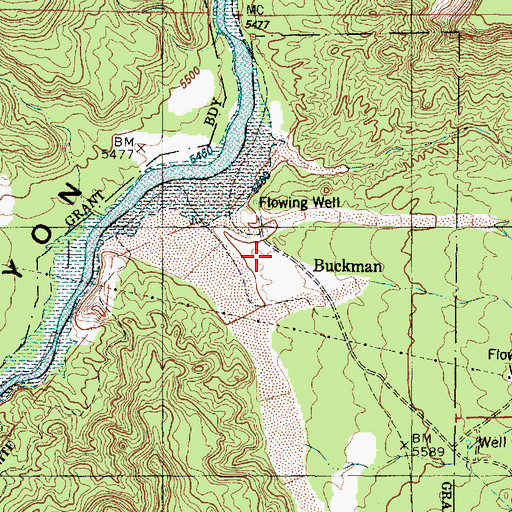 Topographic Map of SF-2C Water Well, NM