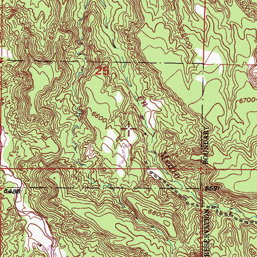 Topographic Map of RG-9393 Water Well, NM