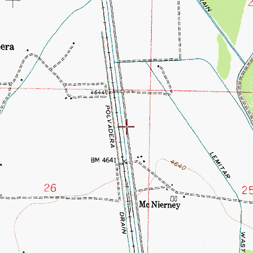 Topographic Map of 10028 Water Well, NM