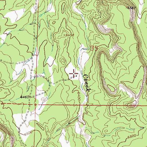 Topographic Map of Secatero Water Well, NM