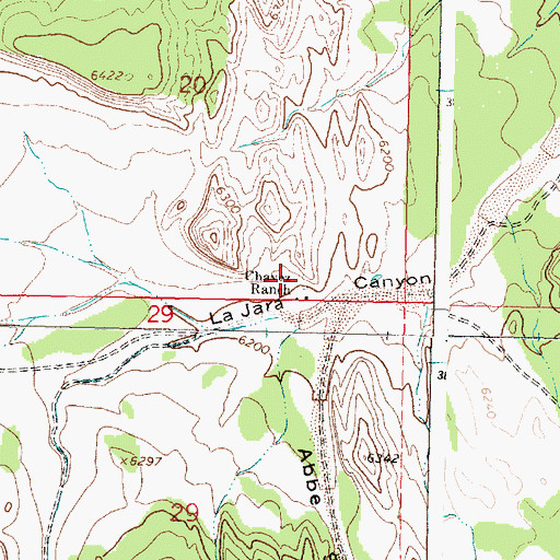 Topographic Map of Chavez Water Well, NM