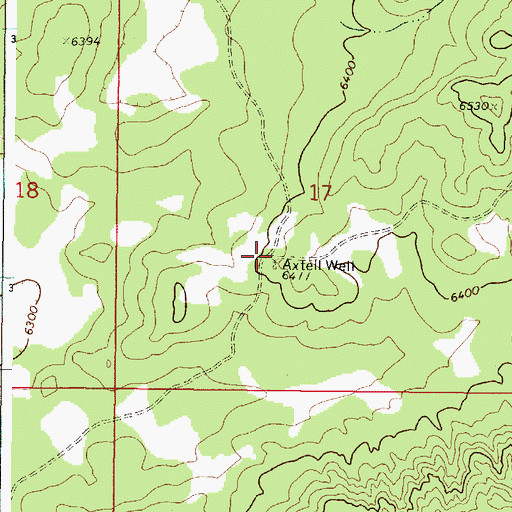 Topographic Map of AXL Water Well 10, NM