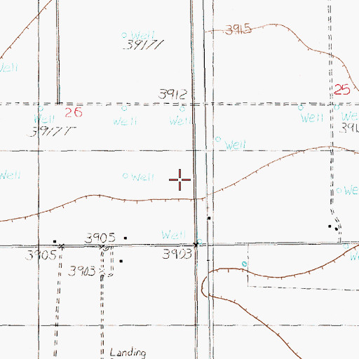 Topographic Map of 12204 Water Well, NM