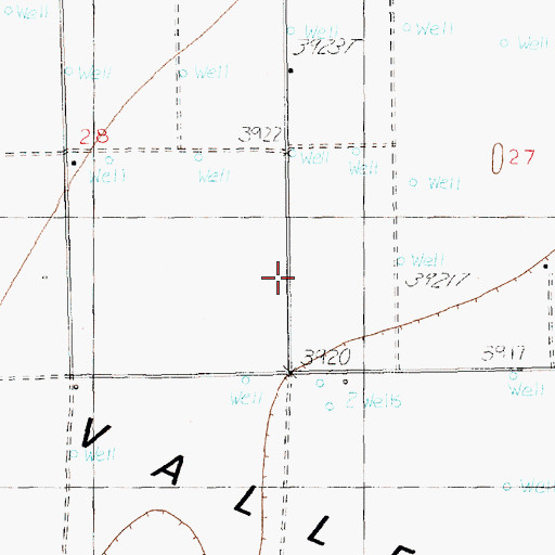 Topographic Map of 10946 Water Well, NM