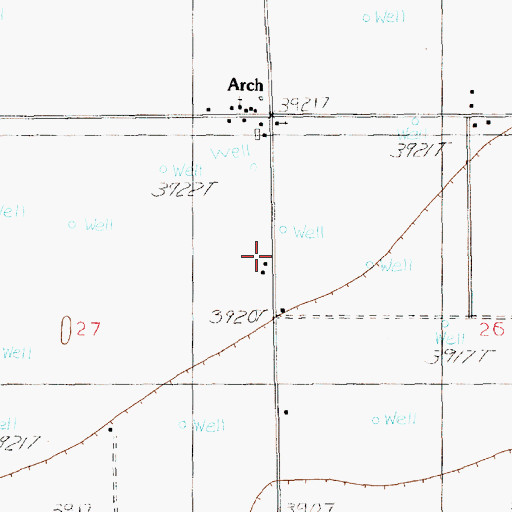 Topographic Map of 12404 Water Well, NM
