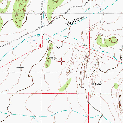 Topographic Map of RG 38235 Water Well, NM
