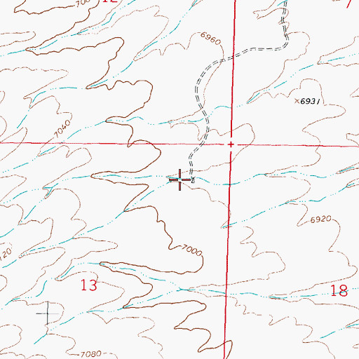 Topographic Map of Pino Water Well, NM