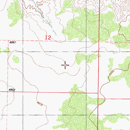 Topographic Map of RG 1518 Water Well, NM