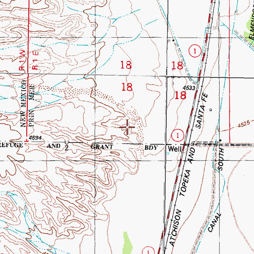 Topographic Map of CCC Camp Water Well, NM