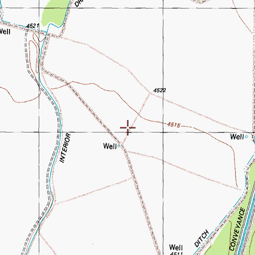 Topographic Map of 10 Water Well, NM