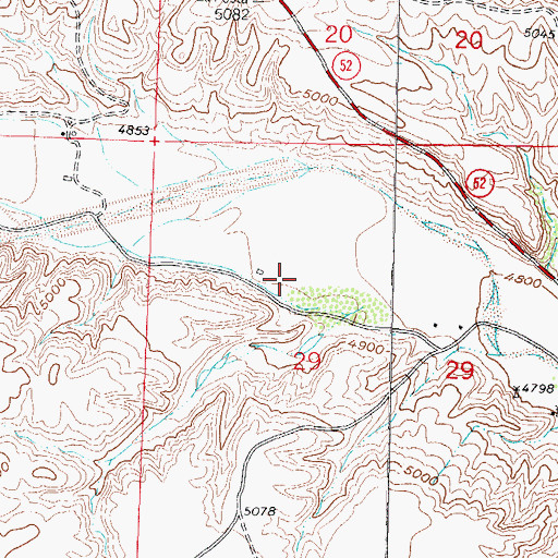Topographic Map of RG 22775 Water Well, NM