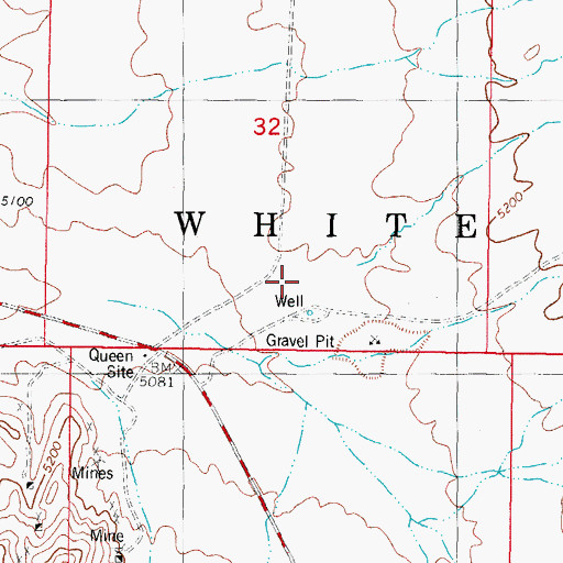 Topographic Map of McDonald Windmill Water Well, NM